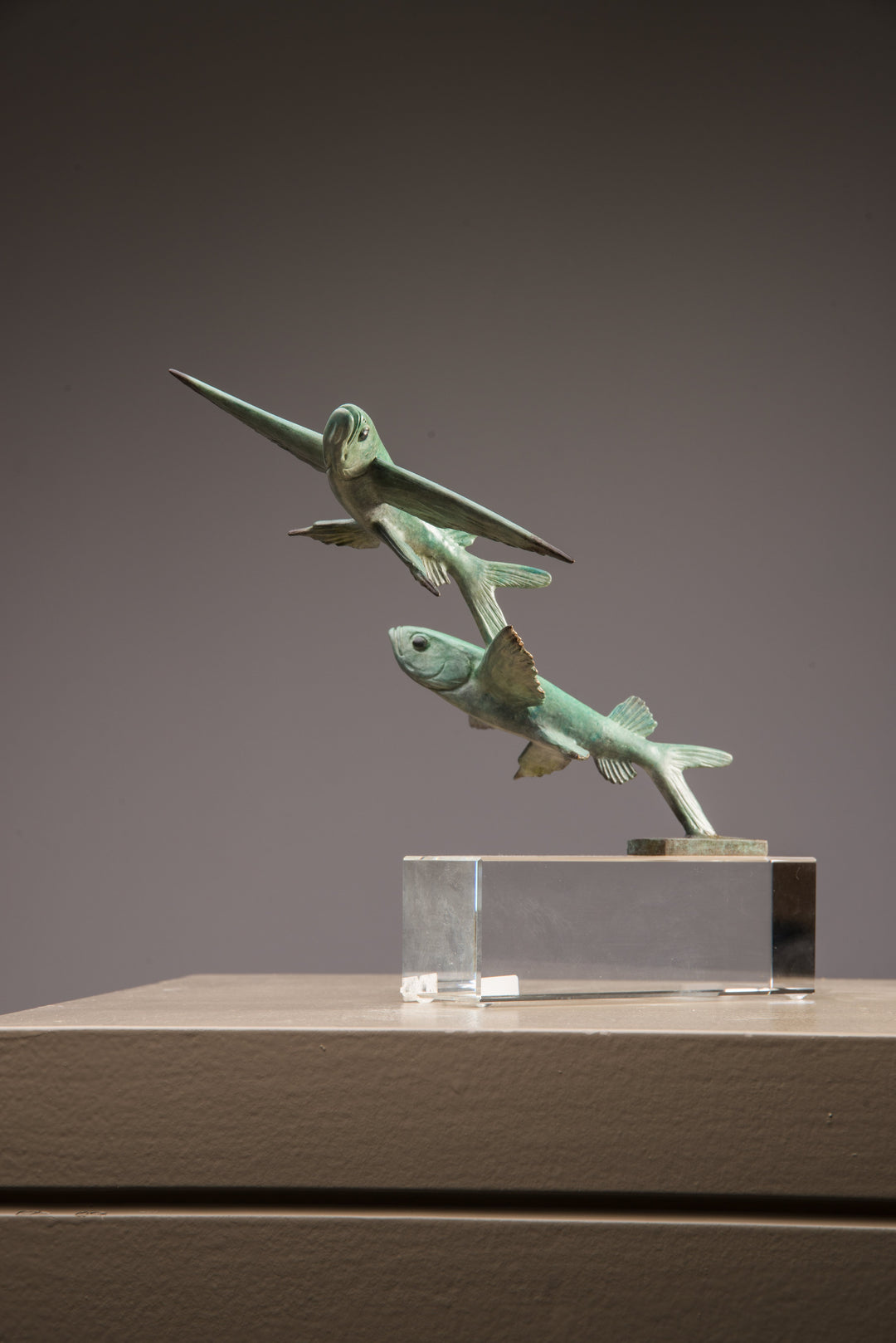 Chris Bladen Flying Fish Duo Bronze Sculpture | Tailwaters Fly Fishing