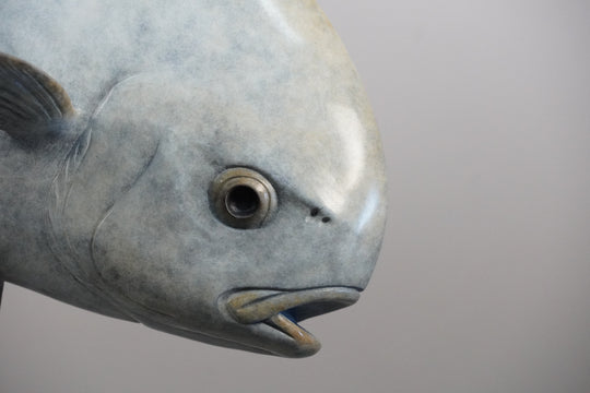 Chris Bladen Permit On Coral II Bronze Sculpture (In Store - Ready to Ship) | Tailwaters Fly Fishing