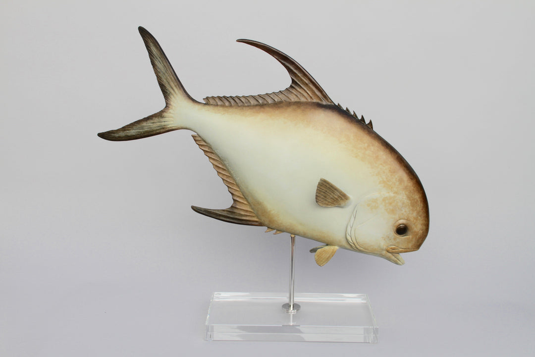 Chris Bladen Permit II Bronze Sculpture | Tailwaters Fly Fishing