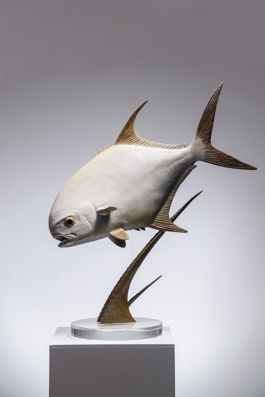 Chris Bladen Permit III Bronze Sculpture | Tailwaters Fly Fishing