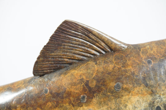 Chris Bladen Trout Over Pebble Bed Bronze Sculpture | Tailwaters Fly Fishing