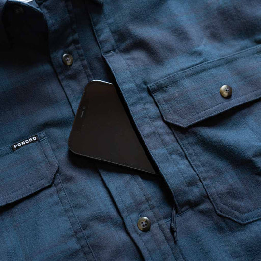 Poncho The Blue Goose Long Sleeve Shirt | Tailwaters Fly Fishing