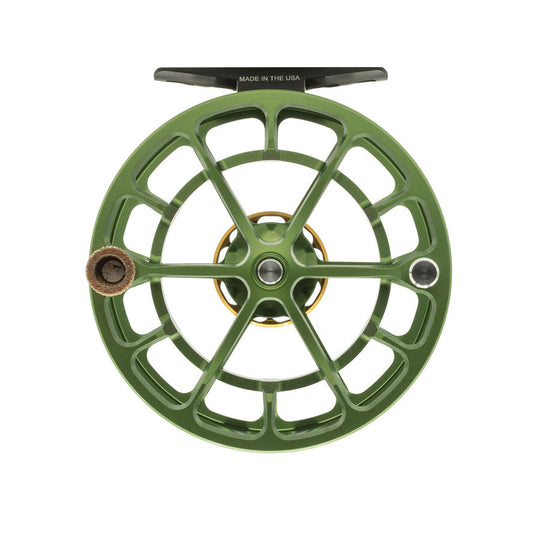 Ross Reels Evolution LTX, Matte Olive, back view