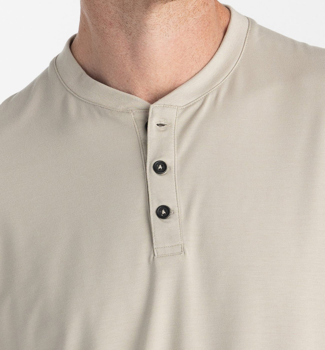 Free Fly Apparel Men's Bamboo Flex Long Sleeve Henley | Tailwaters Fly Fishing