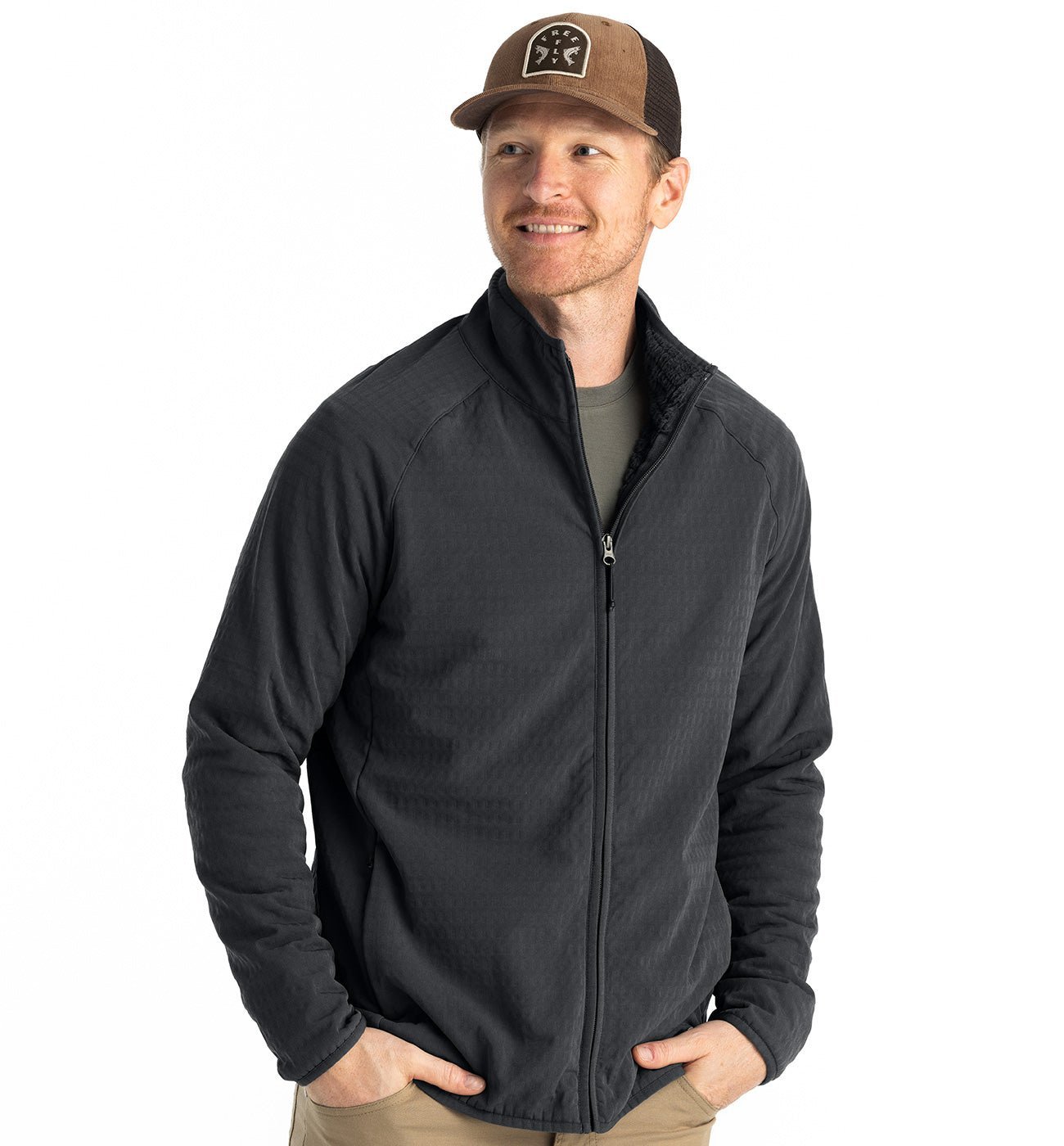 Free Fly Apparel Men's Gridback Fleece Jacket | Tailwaters Fly Fishing