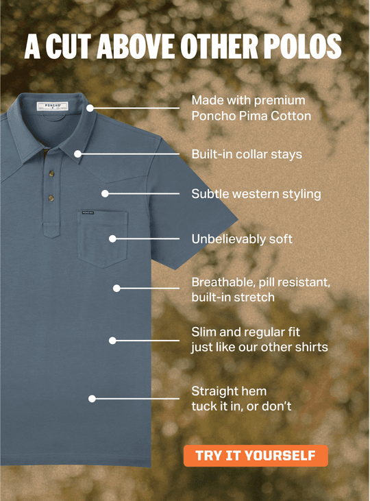 Poncho The Jalapeno Cream Cheese Polo | Tailwaters Fly Fishing