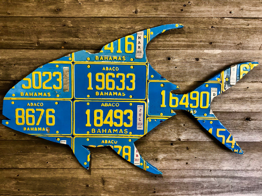 Bahamas Permit License Plate Art | Tailwaters Fly Fishing