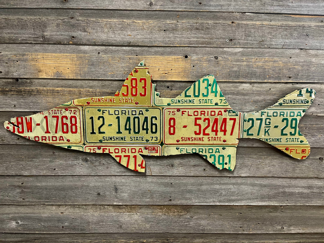 Florida Snook License Plate Art | Tailwaters Fly Fishing