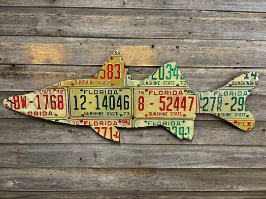 Florida Snook License Plate Art | Tailwaters Fly Fishing