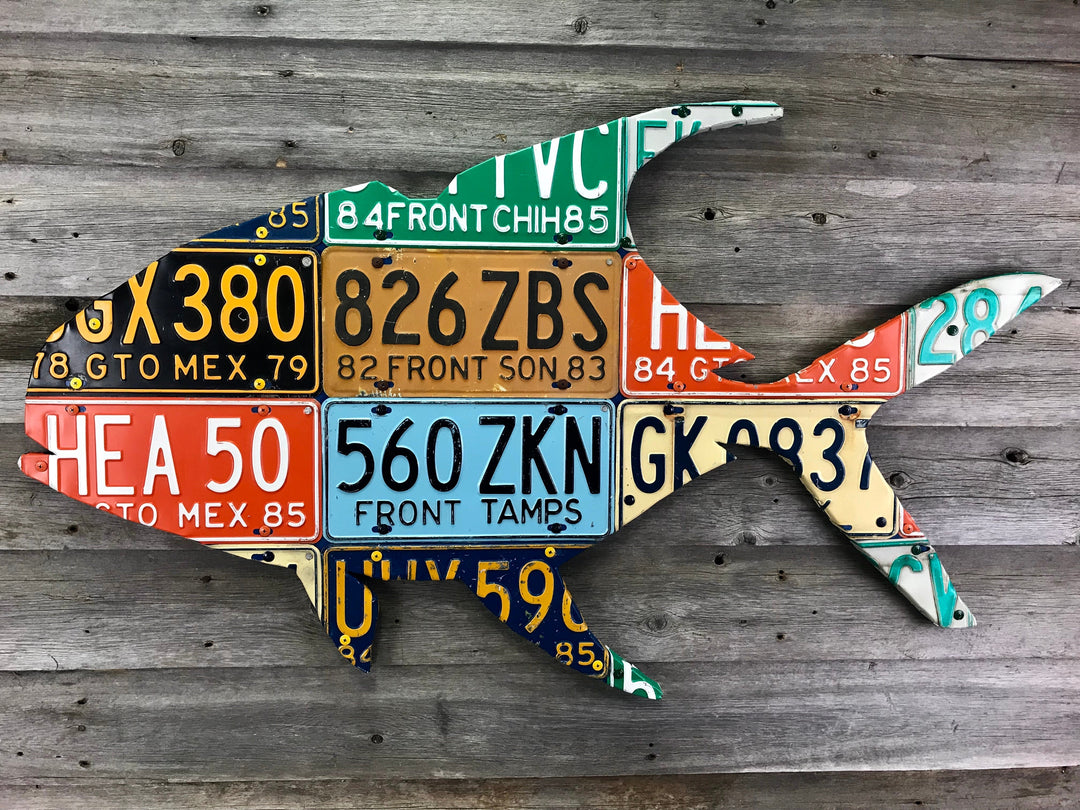 Mexico Permit License Plate Art | Tailwaters Fly Fishing