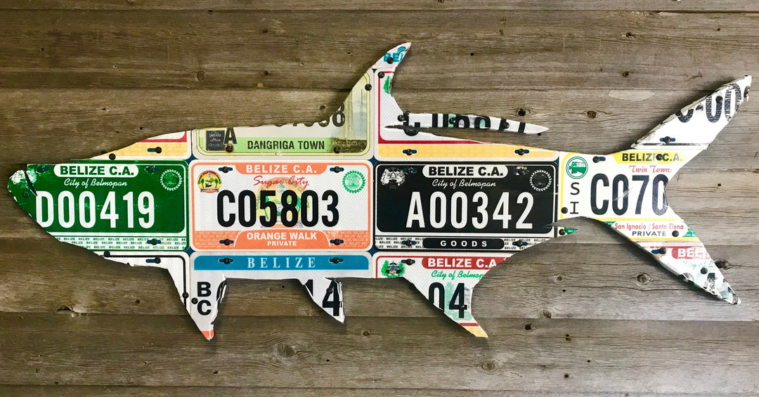 Belize Tarpon License Plate Art | Tailwaters Fly Fishing