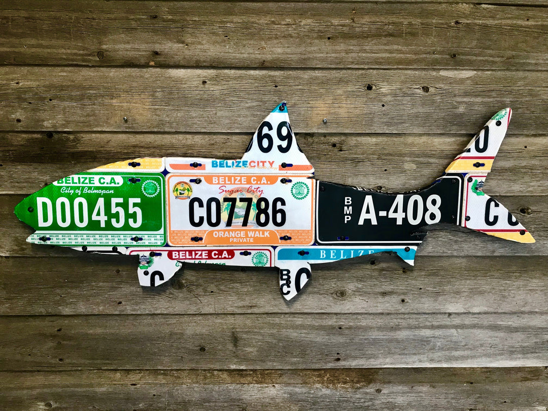 Belize Bonefish License Plate Art | Tailwaters Fly Fishing