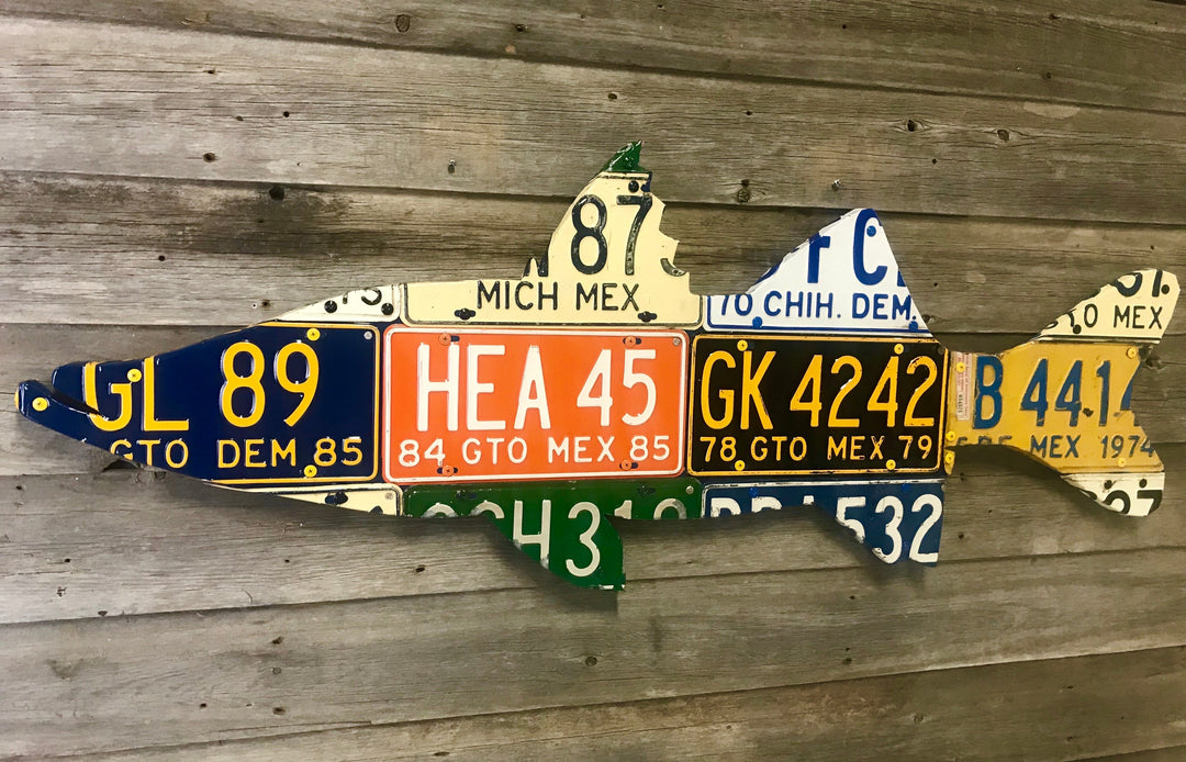 Mexico Snook License Plate Art | Tailwaters Fly Fishing