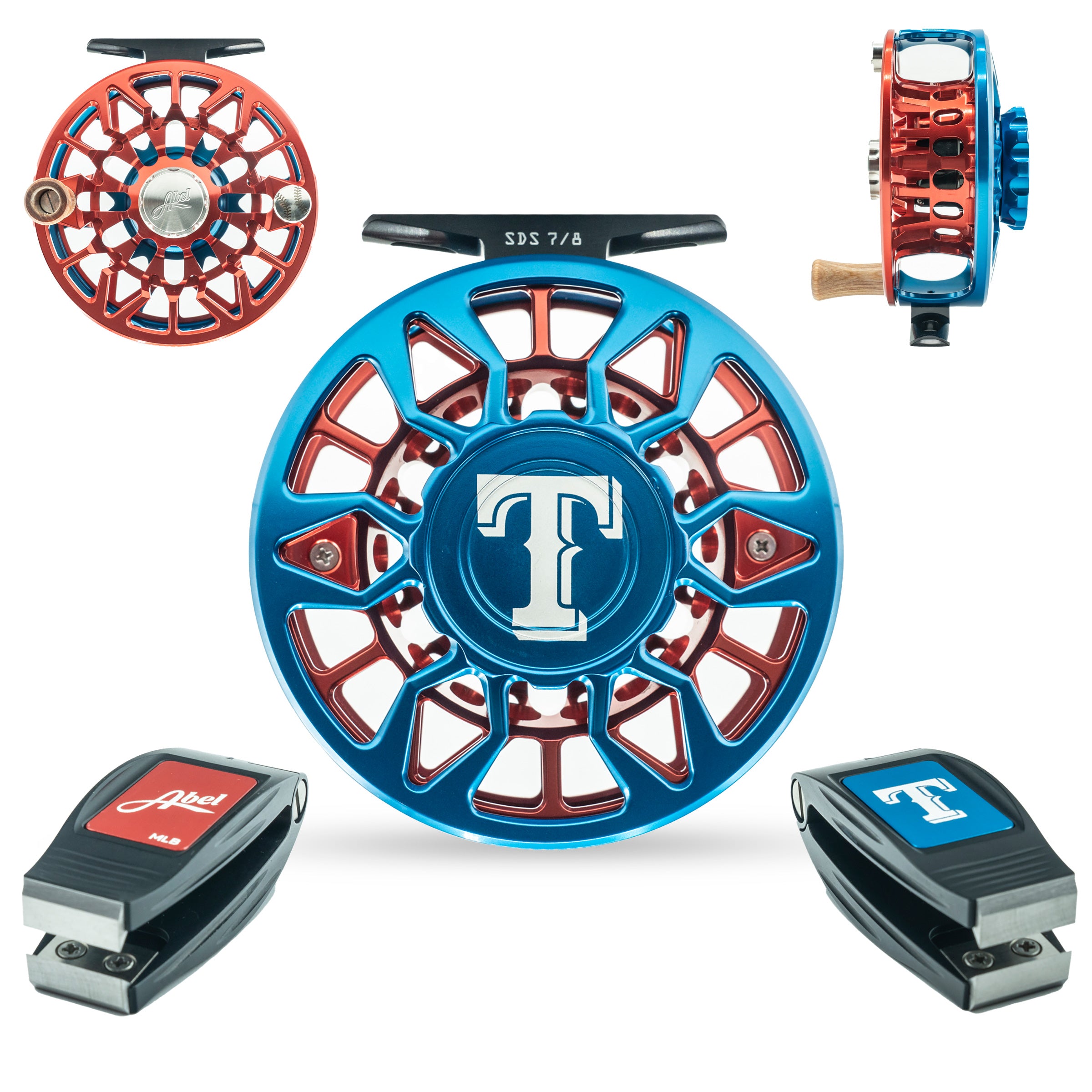 Abel Limited Edition Texas Rangers Reel & Nipper Combo