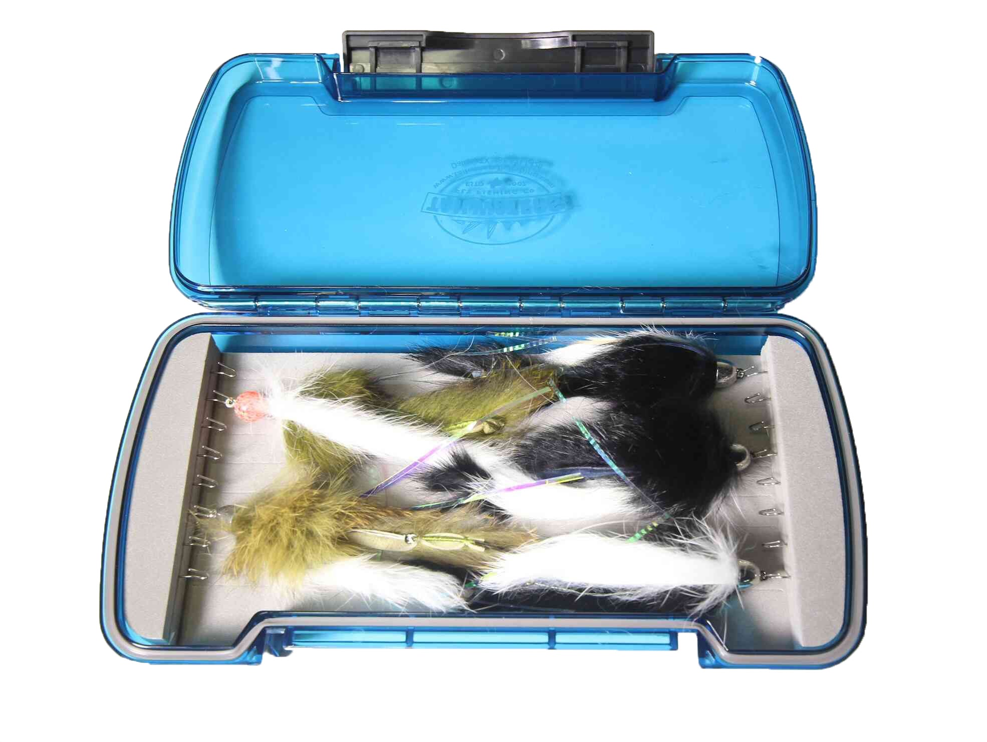 Tailwaters Logo New Phase Teton Articulated Box Blue | Tailwaters Fly Fishing