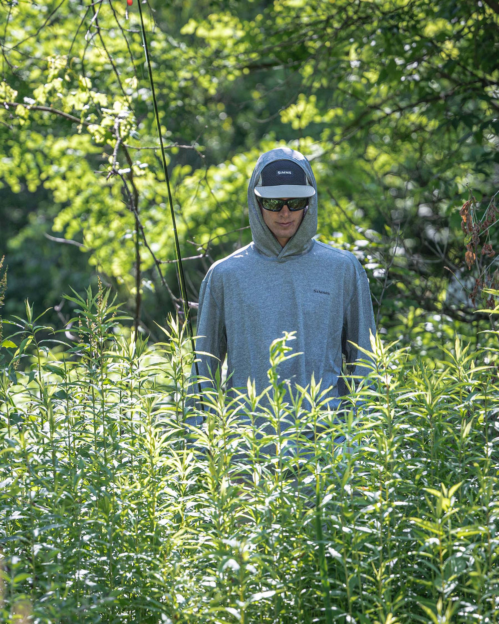 Simms Men's BugStopper Hoody, worn