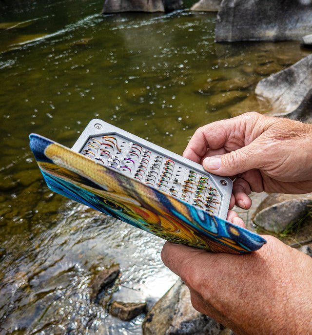 New Phase Standard Trout Lycra Eva Fly Box | Tailwaters Fly Fishing