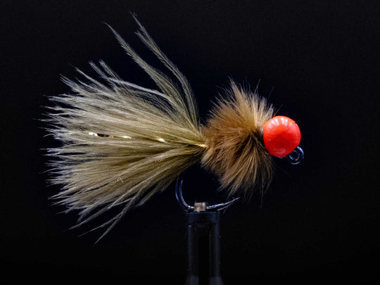 Yakoda Supply Yakoda Micro Bugger (3-Pack), Olive with Orange Bead