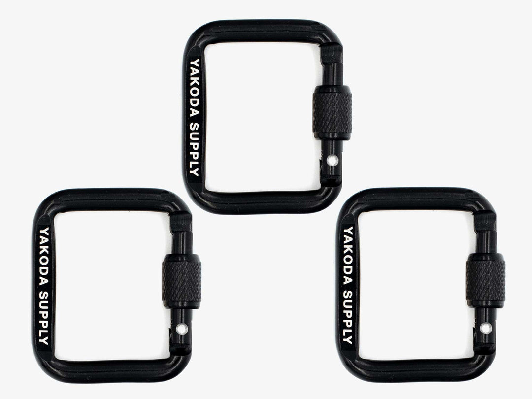 Square 'Biner (3-Pack) | Tailwaters Fly Fishing