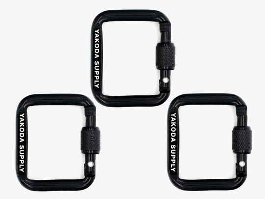 Square 'Biner (3-Pack) | Tailwaters Fly Fishing