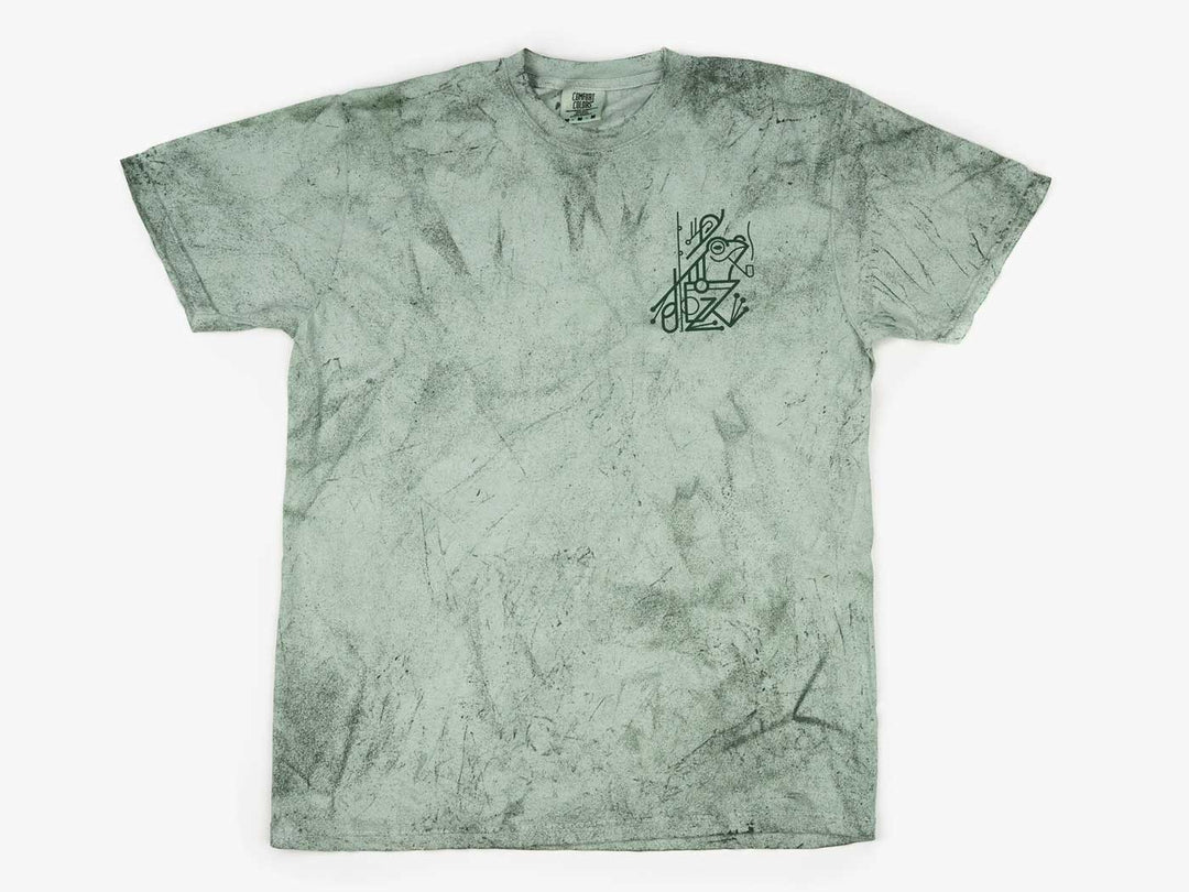 Peace Frog Pigment Dyed Tee | Tailwaters Fly Fishing