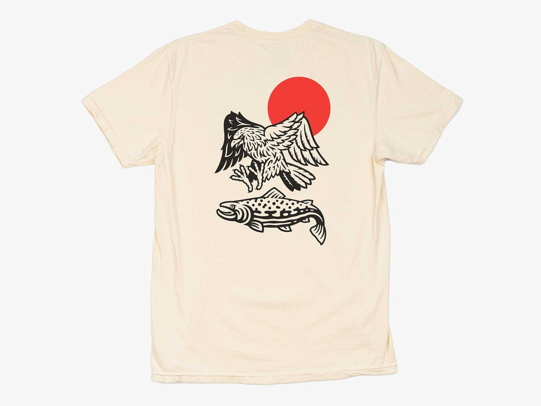 Yakoda Supply Rise Early Short Sleeve Pocket Tee, back view, view 2