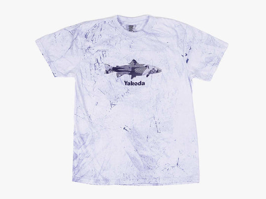 Trippy Trout Pigment Dyed Tee – Purple Blast | Tailwaters Fly Fishing