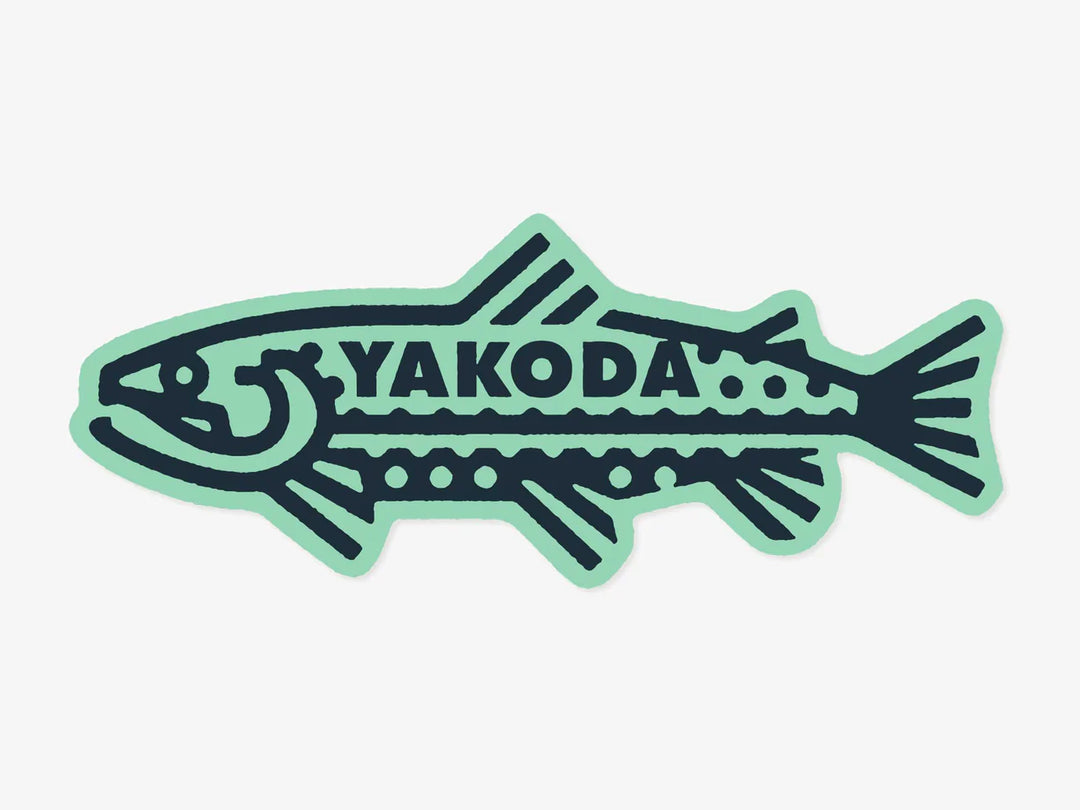 Yakoda Trout Logo Sticker | Tailwaters Fly Fishing