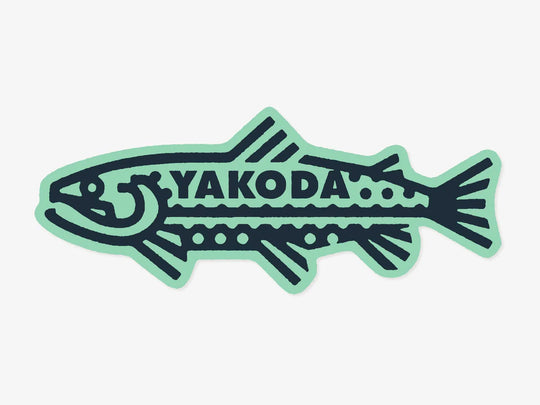 Yakoda Trout Logo Sticker | Tailwaters Fly Fishing