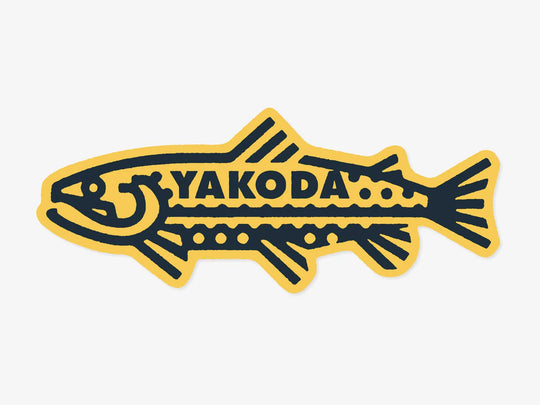 Yakoda Trout Logo Sticker | Tailwaters Fly Fishing