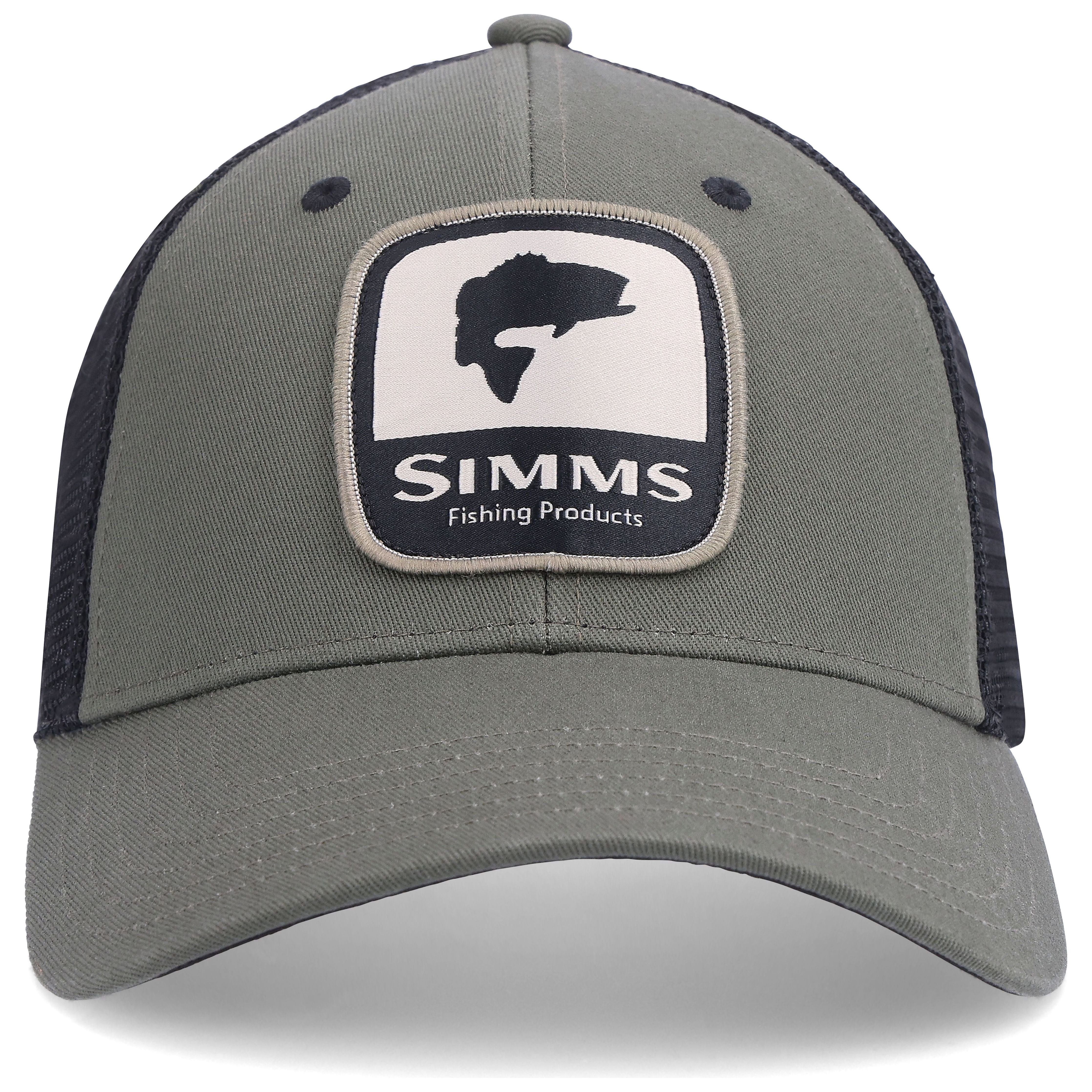 Simms Bass Patch Trucker Olive Image 01