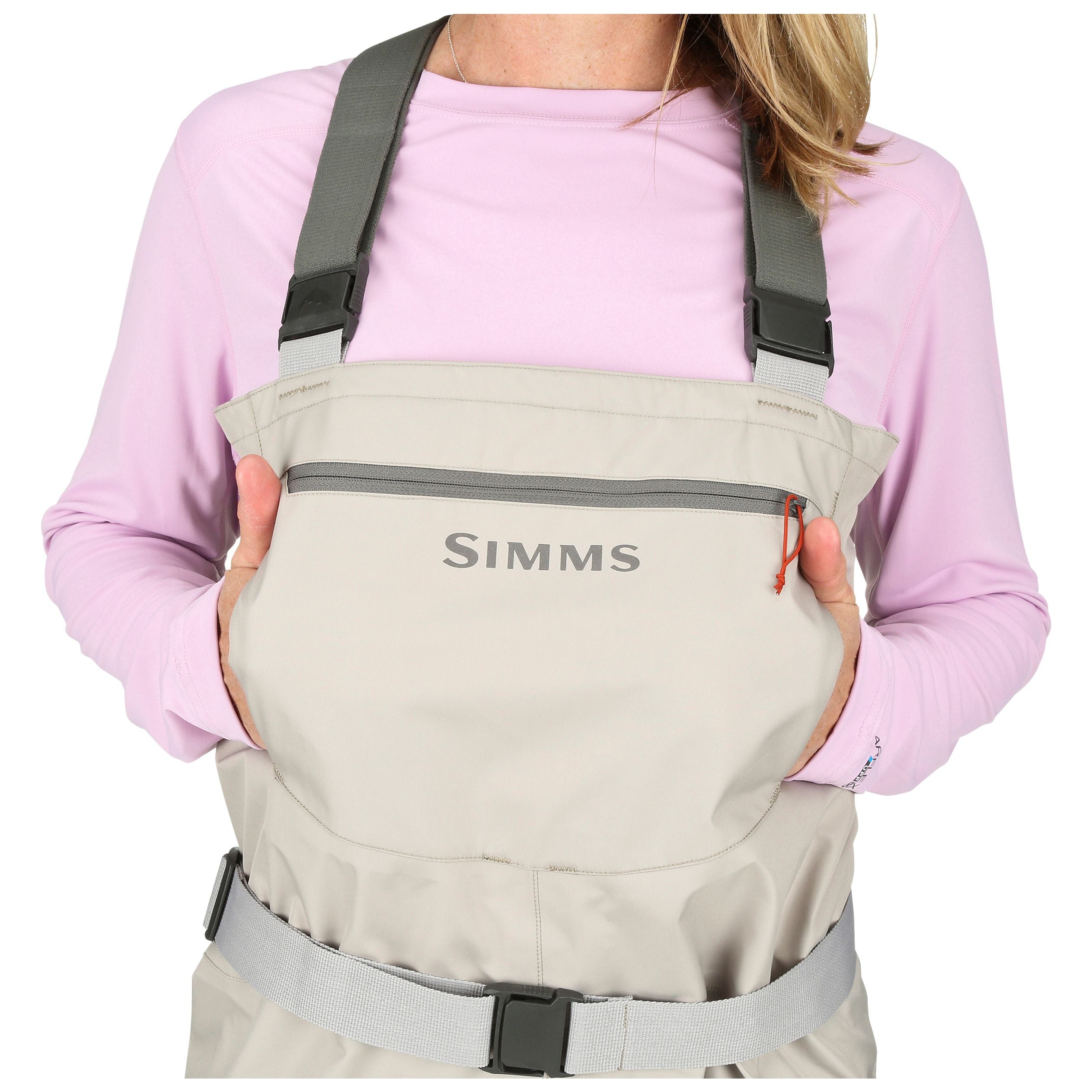 Simms Women's Tributary Stockingfoot Platinum Image 07