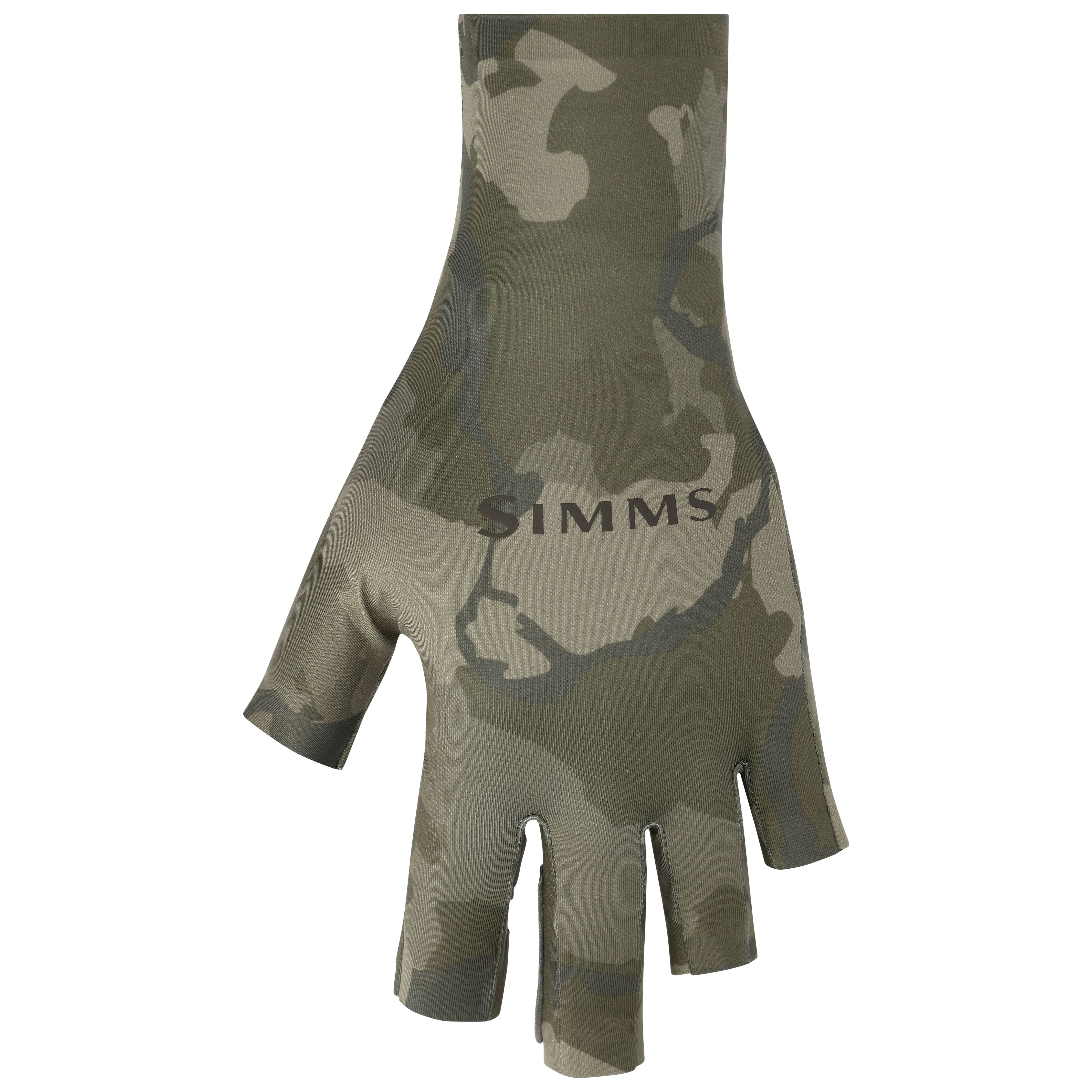 Simms SolarFlex SunGlove Regiment Camo Olive Drab Image 01