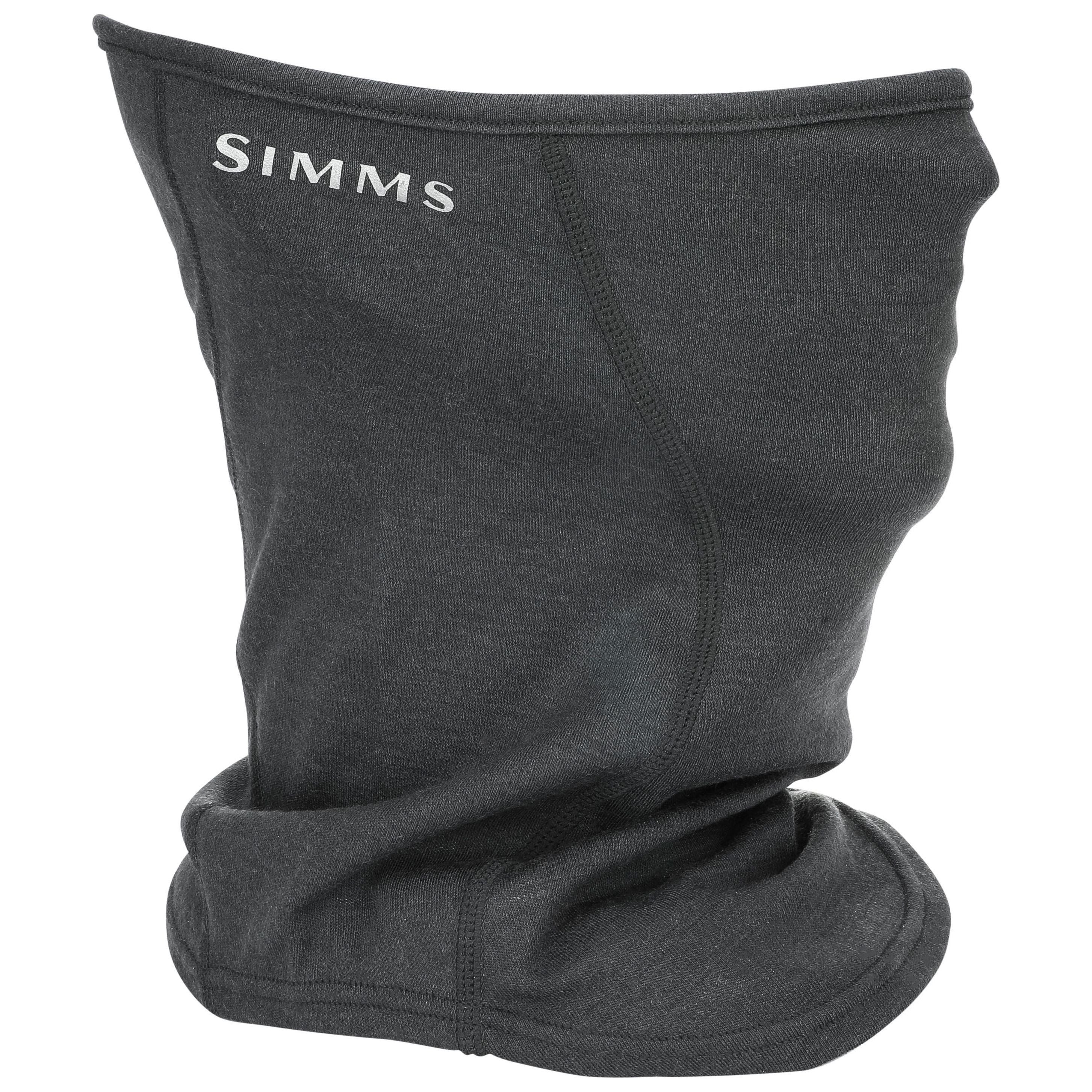 Simms Lightweight Wool Neck Gaiter Carbon Image 02