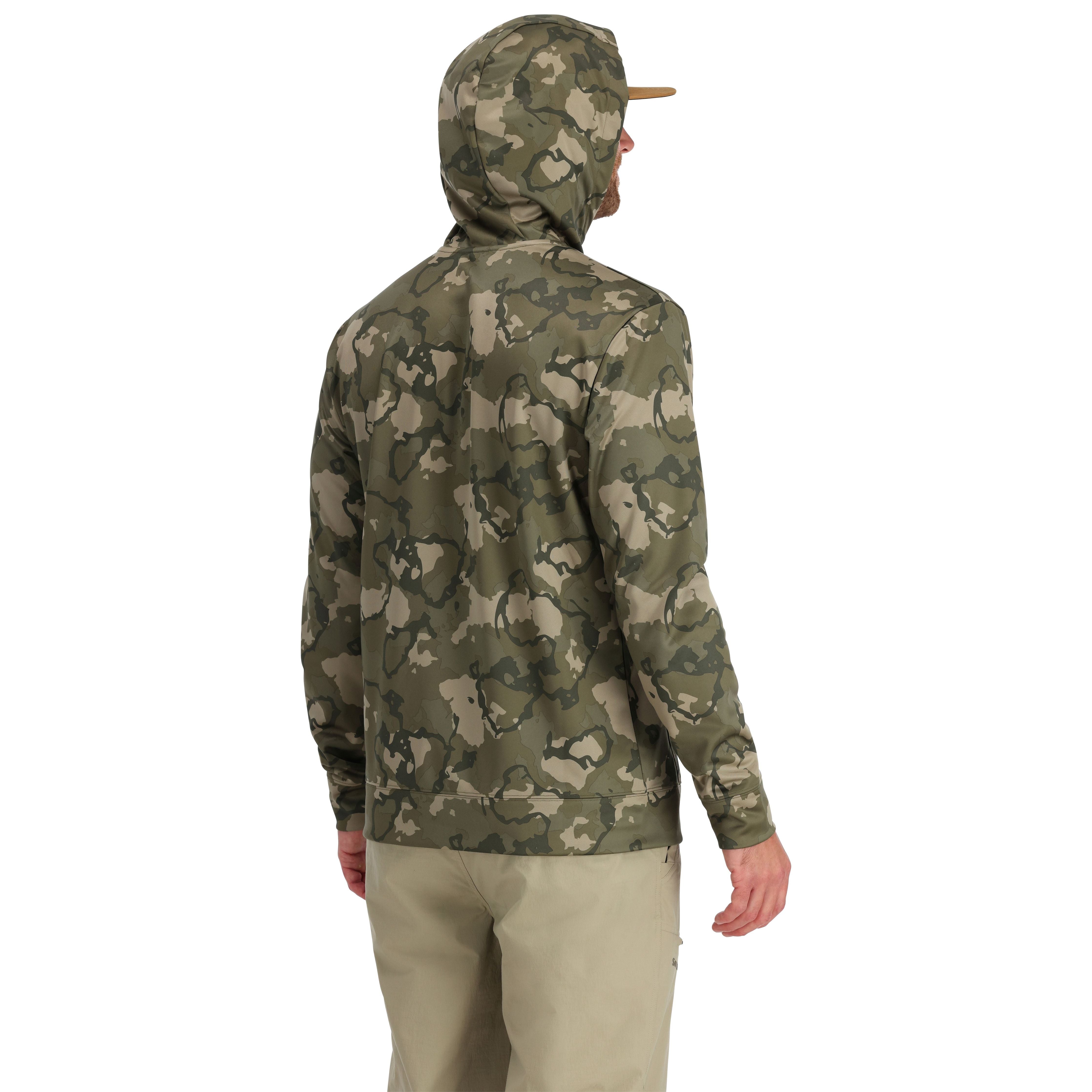 Simms Challenger Hoody Regiment Camo Olive Drab Image 04