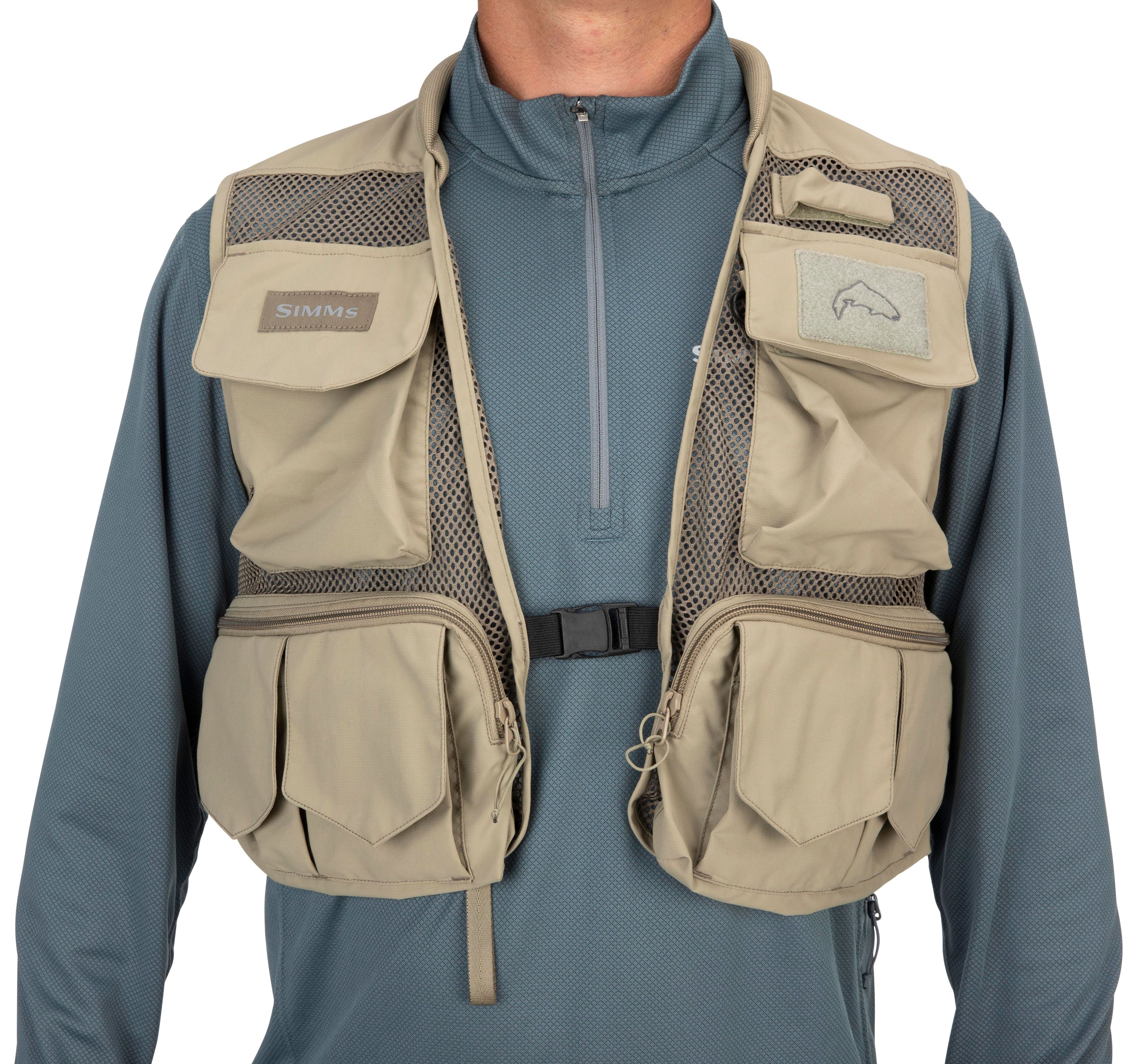 Simms Tributary Vest Tan Image 03