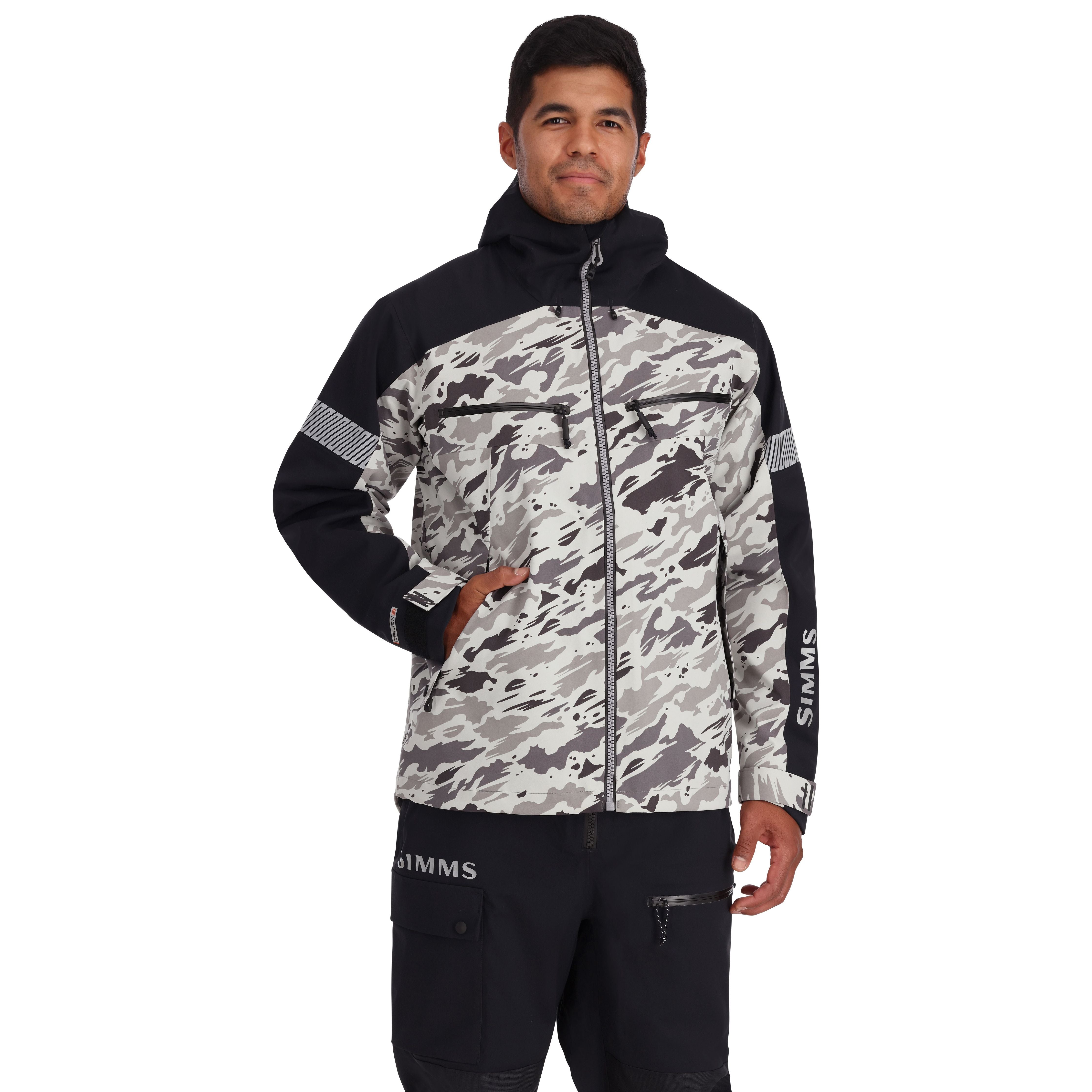 Simms CX Jacket Ghost Camo Steel Image 02