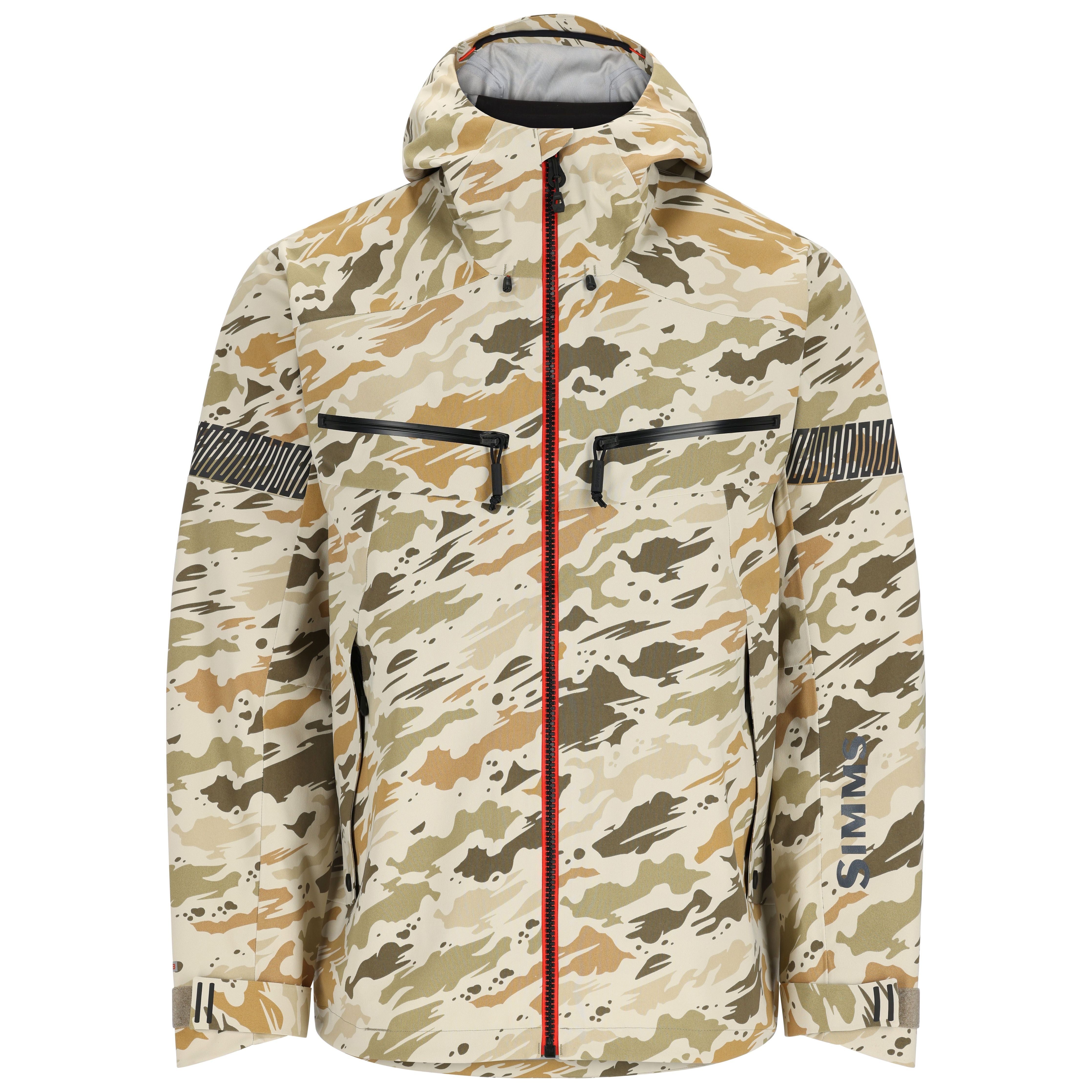 Simms CX Jacket Ghost Camo Stone Image 01