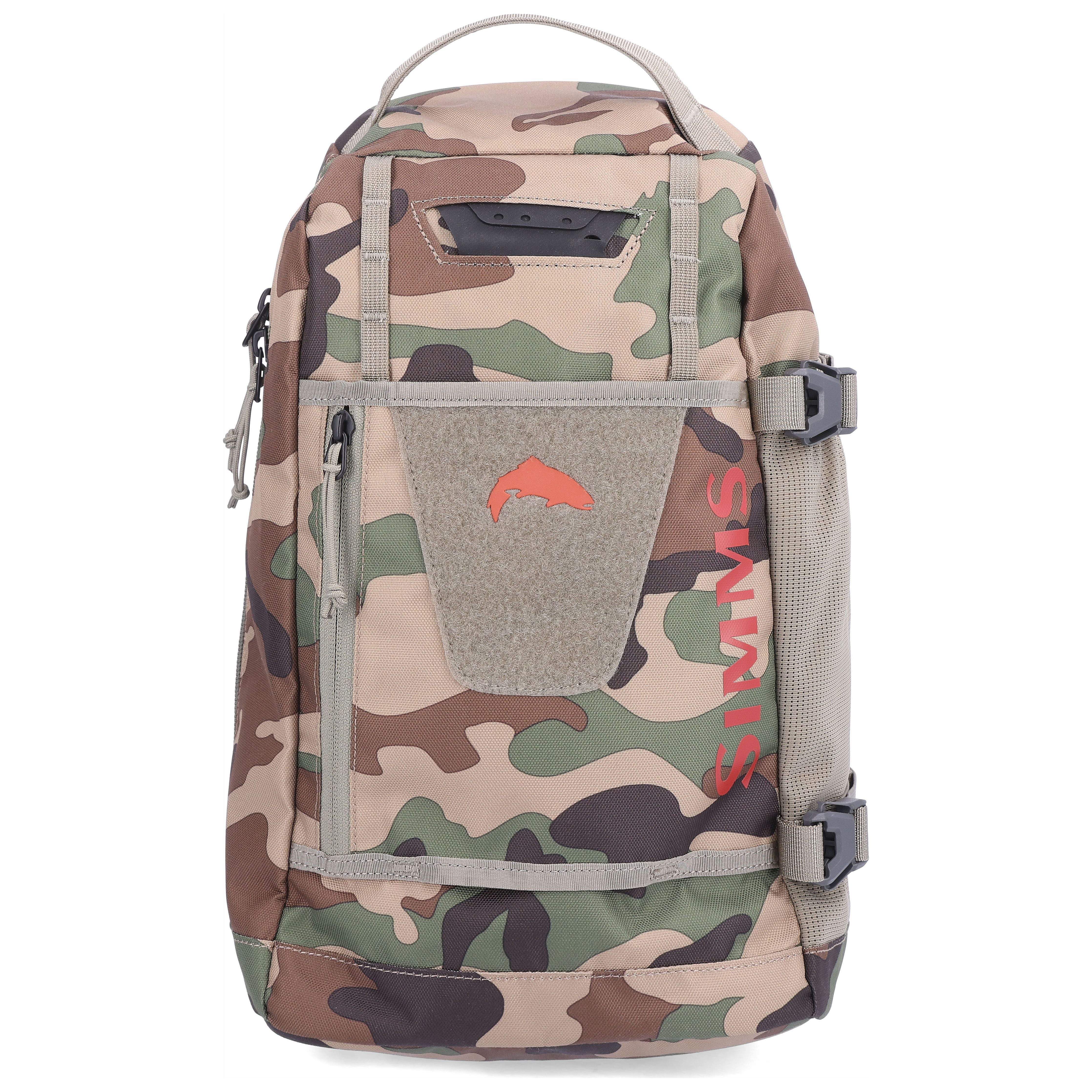 Simms Tributary Sling Pack Woodland Camo Image 01