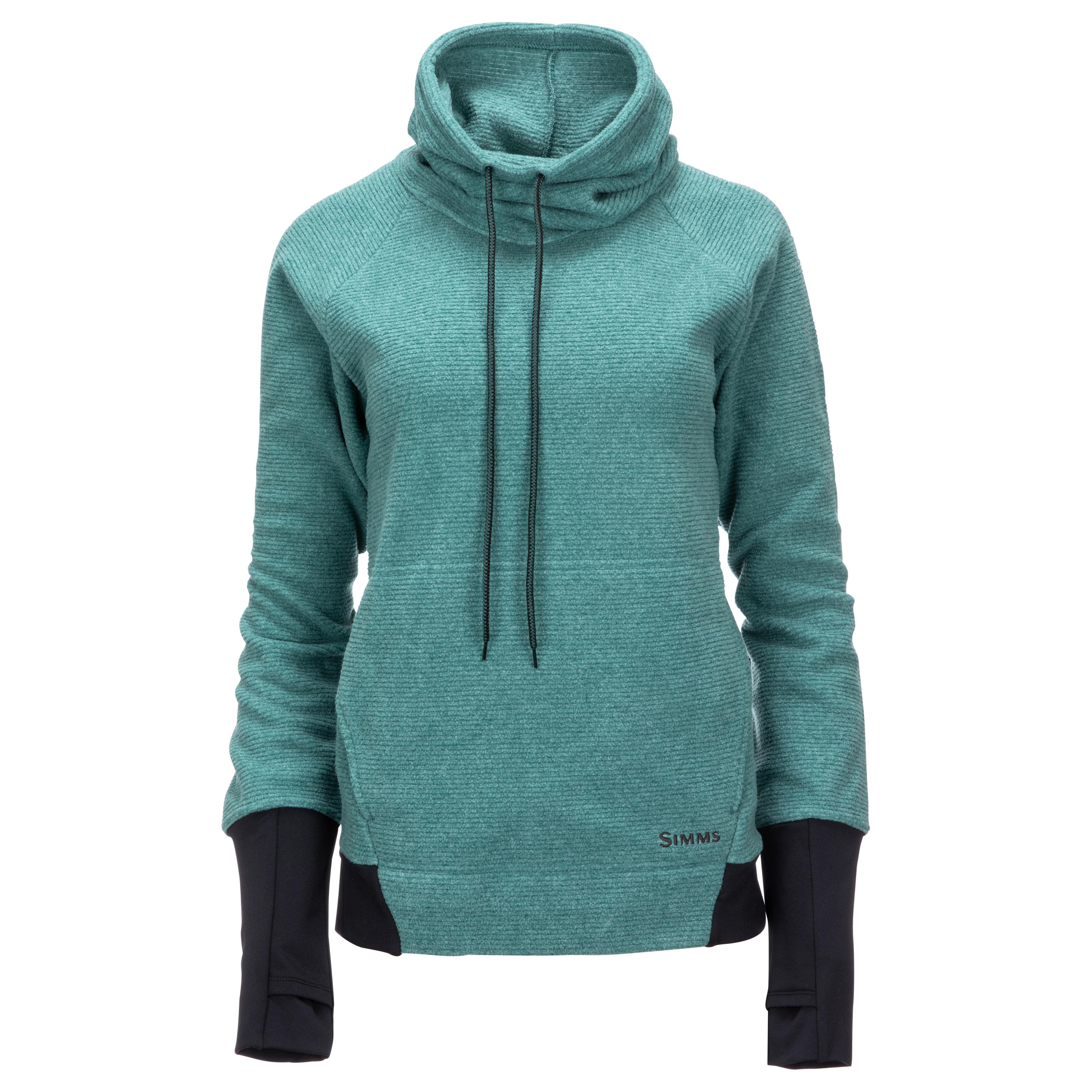 Simms Women's Rivershed Sweater Avalon Teal Image 01