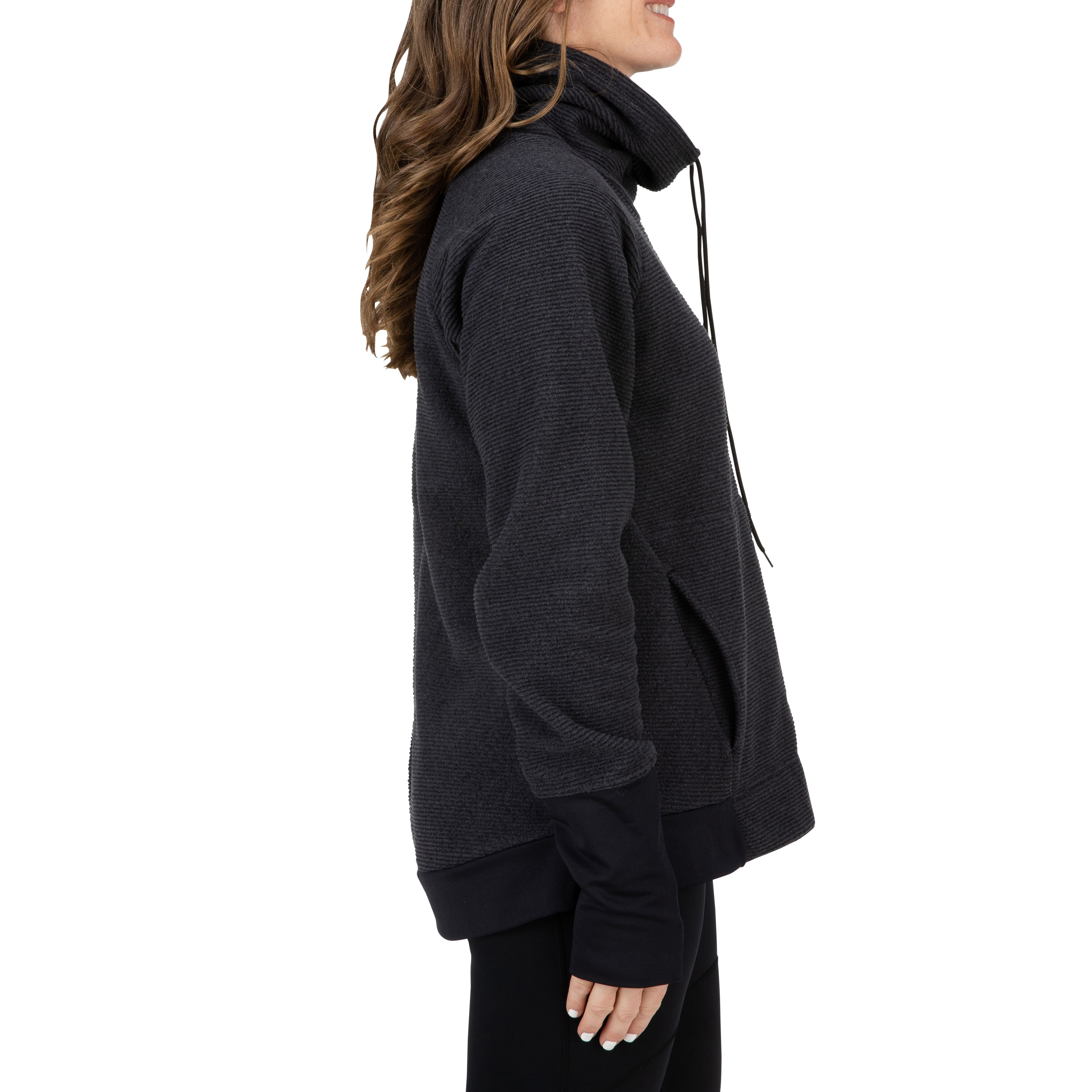 Simms Women's Rivershed Sweater Black Image 10