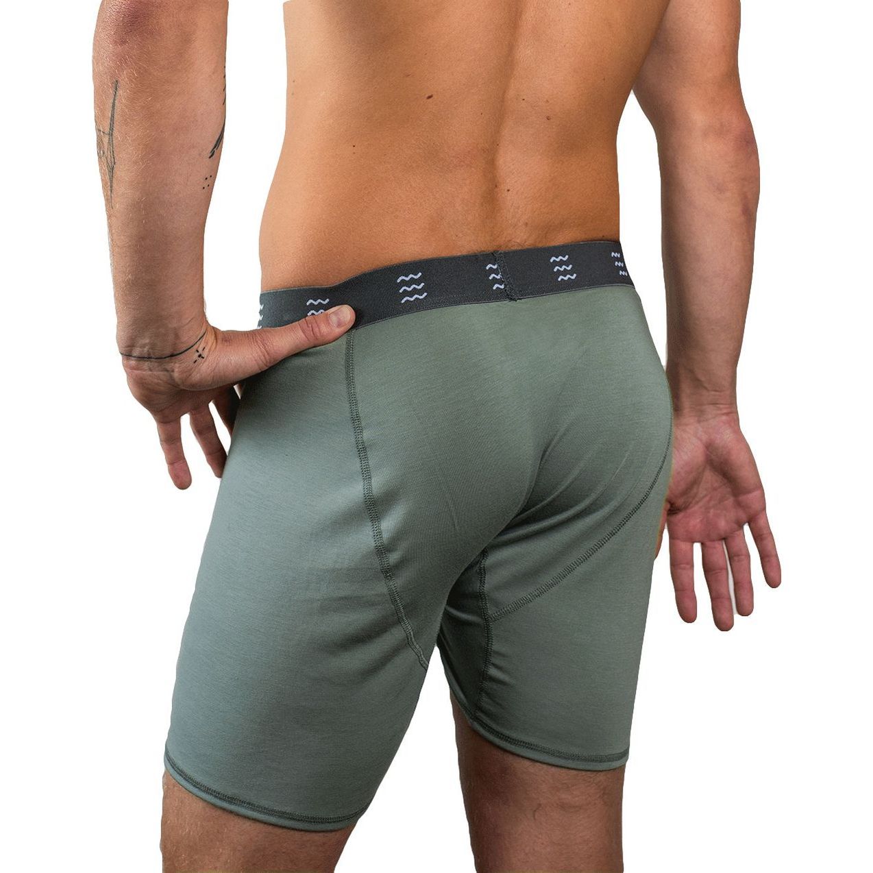 Free Fly Bamboo Comfort Boxer Brief Juniper Image 1