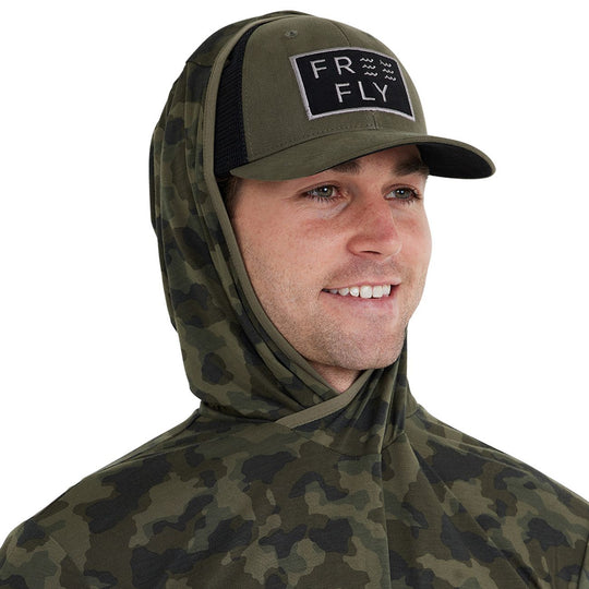 Free Fly Bamboo Crossover Hoody Camo Image 4