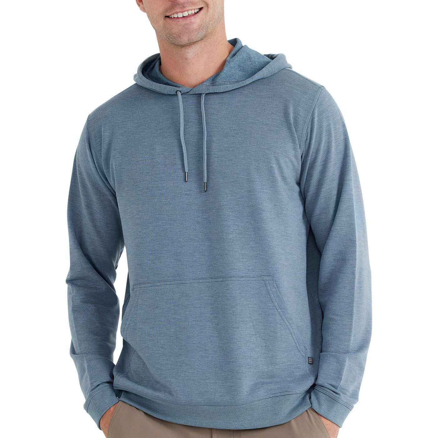 Free Fly Bamboo Fleece Pullover Hoody Heather Blue Current Image 1