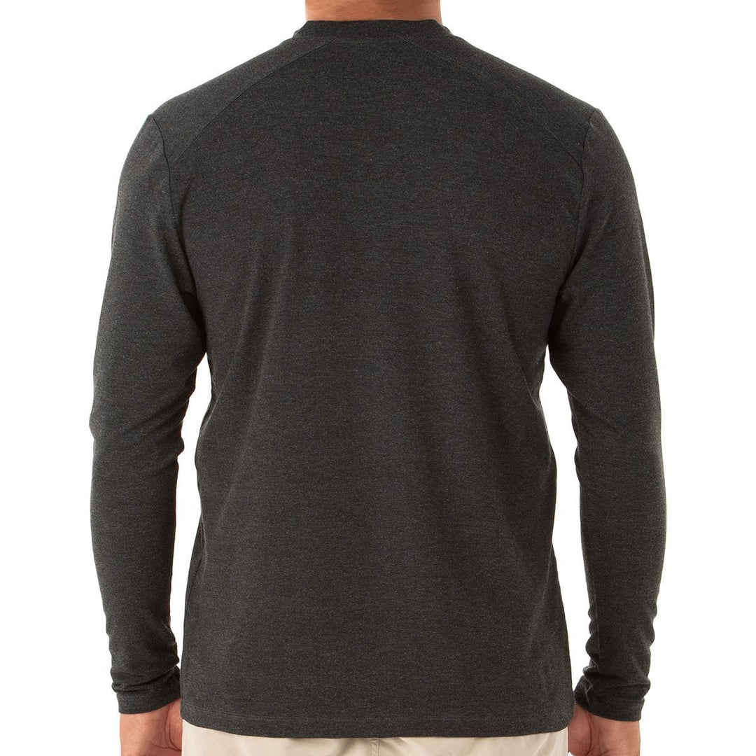 Free Fly Apparel Men's Bamboo Flex Long Sleeve Henley | Tailwaters Fly Fishing