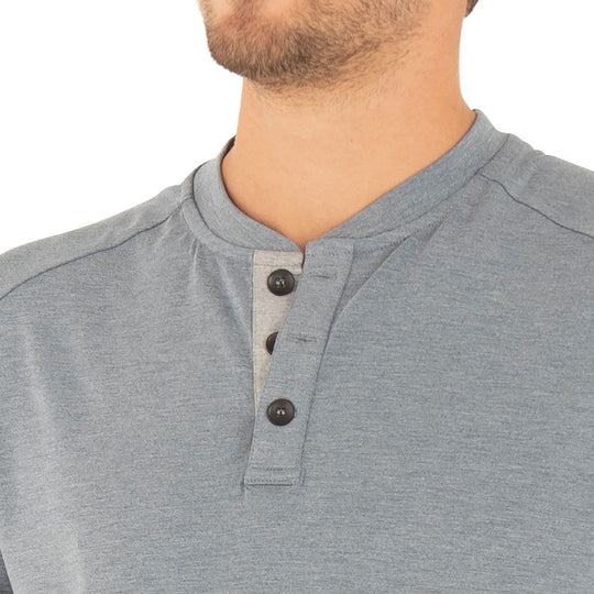 Free Fly Apparel Men's Bamboo Flex Long Sleeve Henley | Tailwaters Fly Fishing