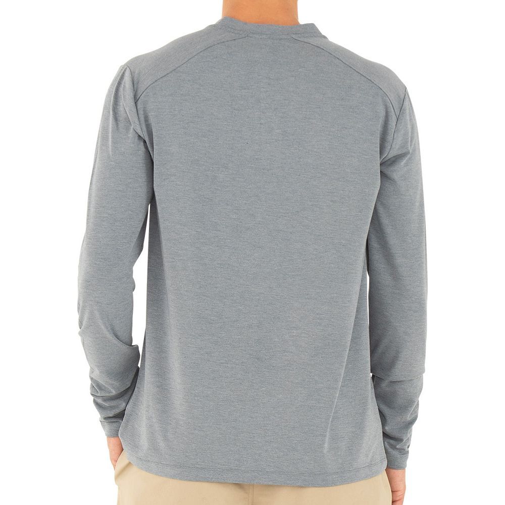Free Fly Apparel Men's Bamboo Flex Long Sleeve Henley | Tailwaters Fly Fishing