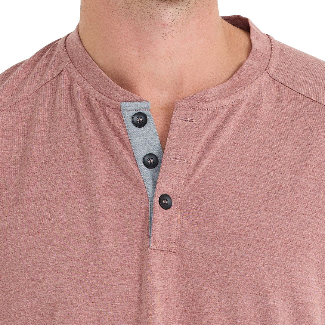 Free Fly Apparel Men's Bamboo Flex Long Sleeve Henley | Tailwaters Fly Fishing