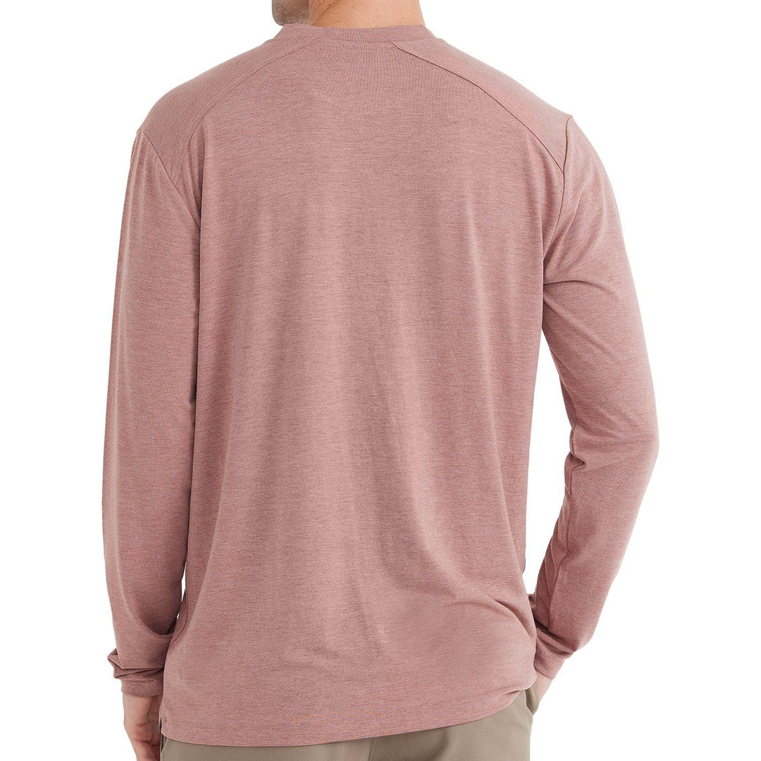 Free Fly Apparel Men's Bamboo Flex Long Sleeve Henley | Tailwaters Fly Fishing