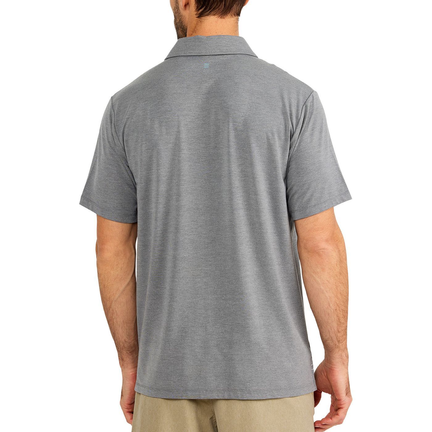 Free Fly Bamboo Flex Polo Heather Graphite Image 2